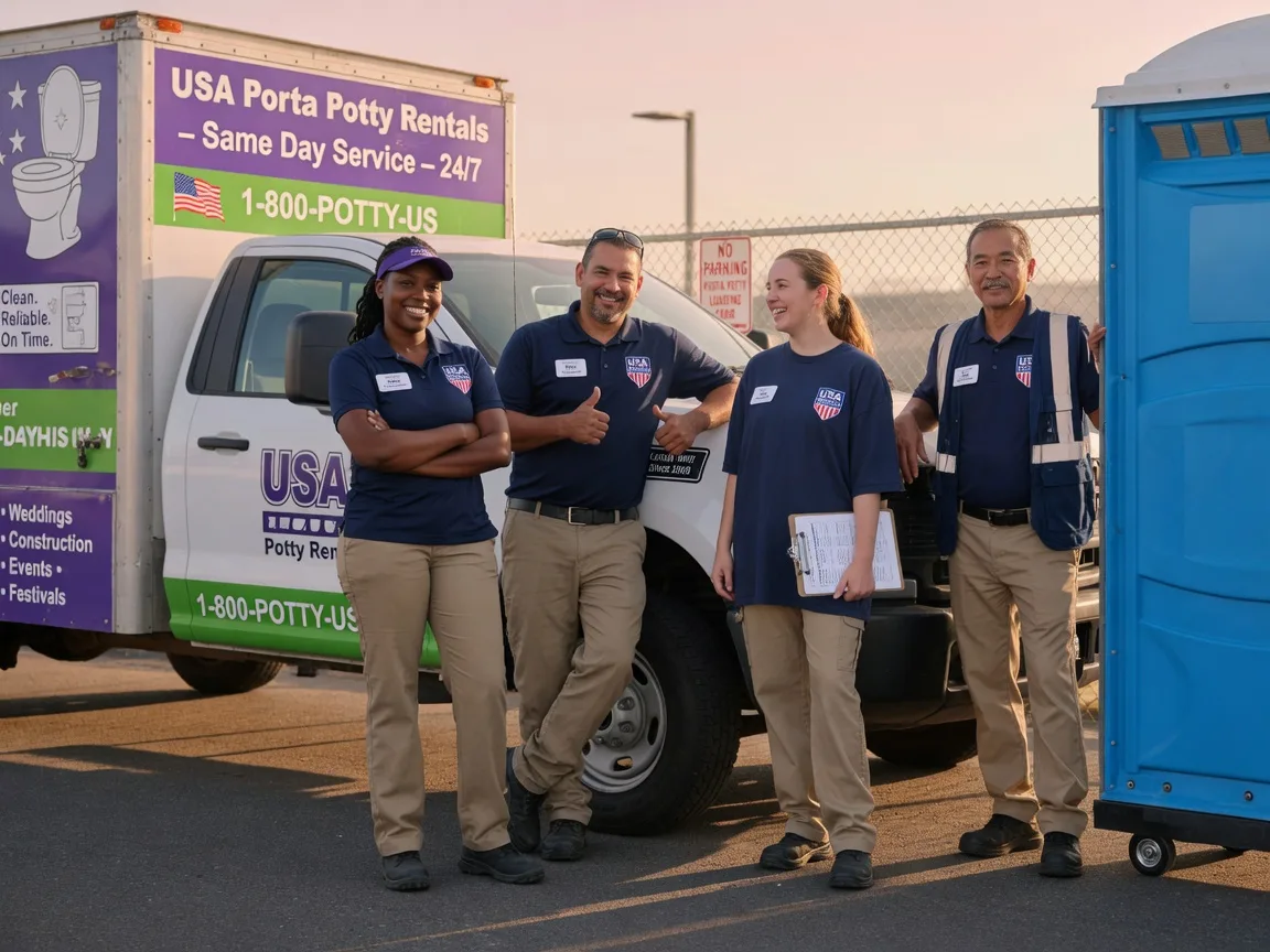 Porta Potty Rental company in Bladensburg, OH